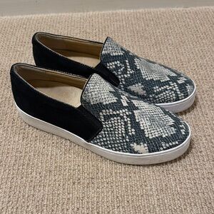 Vionic Snakeskin Slip-On Sneakers- size 8